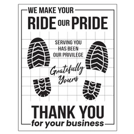 ToBeAce 100 Pcs Paper Floor Mats for Cars, Disposable Automotive Floor Mats for Car Detailing, Waterproof Car Paper Foot Pad Protectors for Auto Dealership, Detailing Service (White, 16"x20")