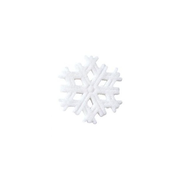 Snowflake Sugar Decorations Party Favors Cupcake 12 Count