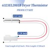 6323EL2001B Dryer Thermistor with Wire Harness Compatible with LG &