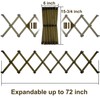 WEBI Accordion Wall Hanger,Accordion Hat Rack for Wall,Expandable Wooden Coat