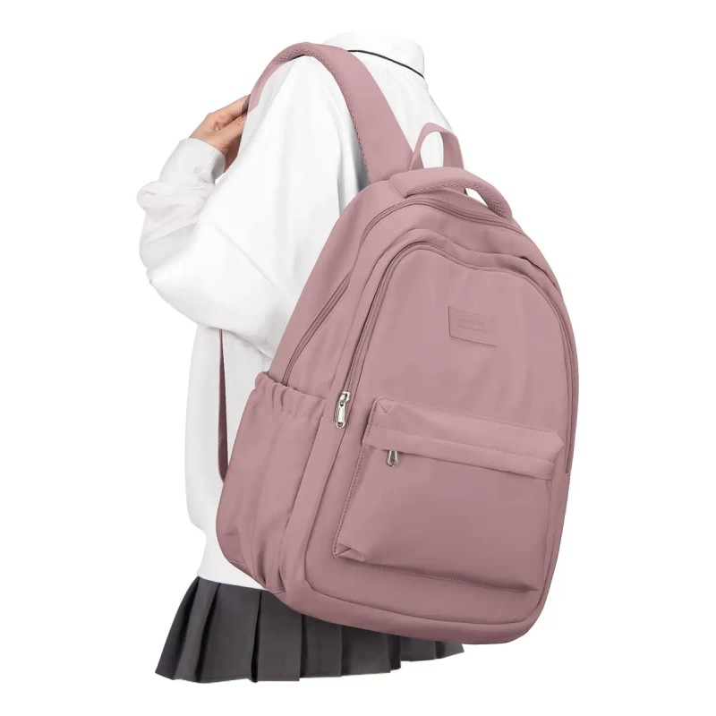 Mochila De Gran Capacidad Moda Impermeable Mochila Escolar Viaje Bolsa
