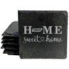 Tennessee Home Sweet Home Coasters - Square Slate - set