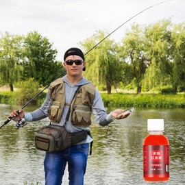 Generic Bait Fish Additive, Fishing Bait Additive Liquid, Concentrated Red Worm Liquid, Red Worm Scent Fish Attractants for Baits, Natural Bait Scent Fish Attractants for Baits for Trout, Cod, Carp, Bass, HADATD9Q52RTIIBLM