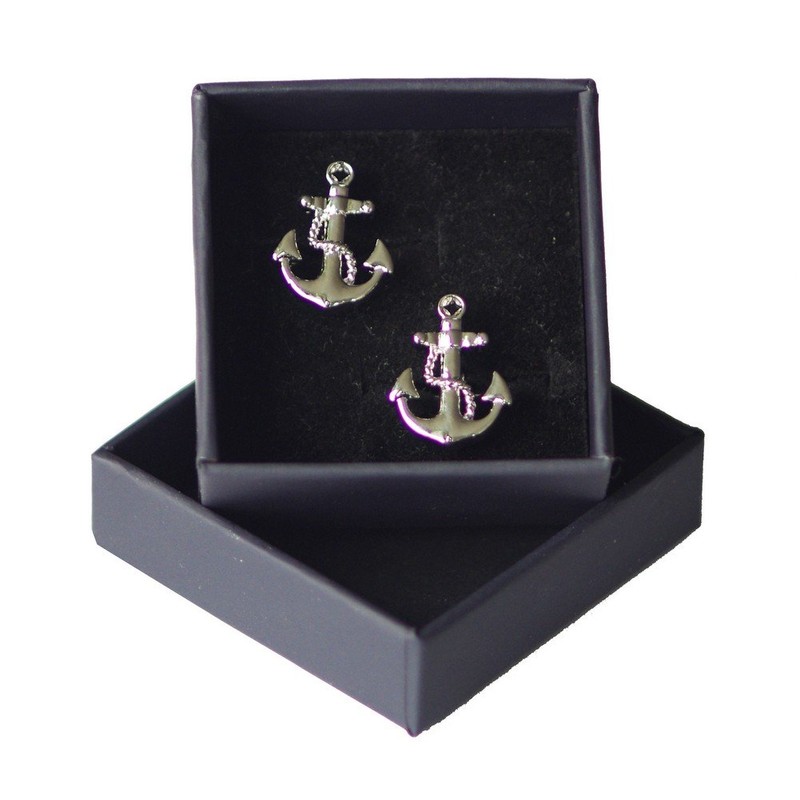 Salutto Anchor Cufflinks with Gift Box