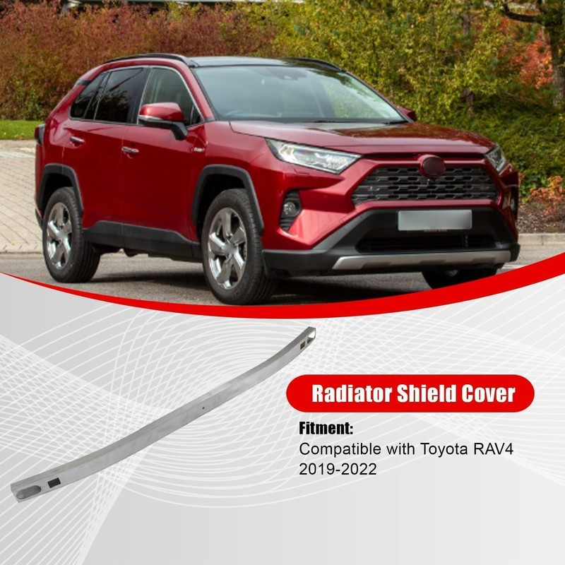 FZJDSD Chrome Front Bumper Impact Absorber Reinforcement Bar Compatible with
