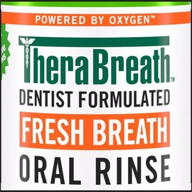 TheraBreath Fresh Breath Mouthwash - Mild Mint Oral - Size: 33.8 fl oz