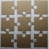 9 piece 12" x 12" jumbo jigsaw puzzle cardboard die