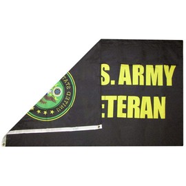 Trade Winds 3x5 U.S. Army Veteran Seal 100D 5x3ft Premium Flag Grommets Super Polyester Fade Resistant Premium