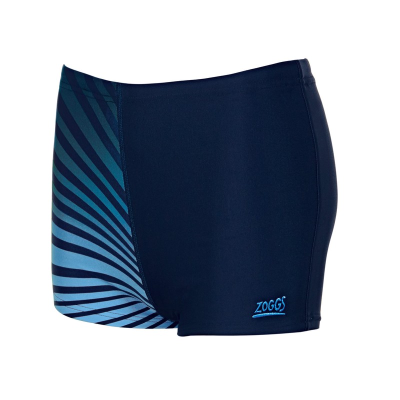 Zoggs Boys Diego Hip Racer - Navy/Blue, Age 14-15