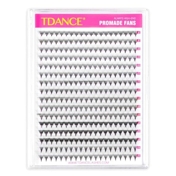 TDANCE Premade Fans Eyelash Extensions 320 Fans Pre Made Fans