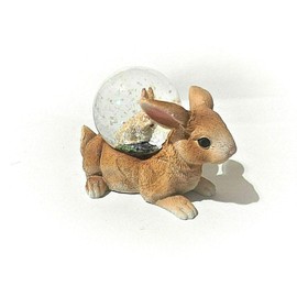Euro Souvenirs Glitter Ball Rabbit Shaking Ball Glitter Ball Snow Globe (ES17771)