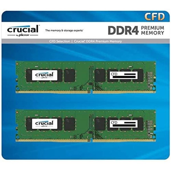 Crucial by Micron DDR4-3200 (2933 and 2666 Compatible) (PC4-25600) 8GB