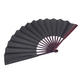 Japanese Style Fan, Lightweight, For Dancing, Easy To Carry, For Men, Women, Japanese Dance, New Dance, Folk Songs (Black)