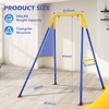 Foldable Baby Swing Frame, Heavy Duty Metal A-Frame Swing Sets