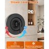 Compatible with moen Matte Black Shower Trim Kit, Dual Shower