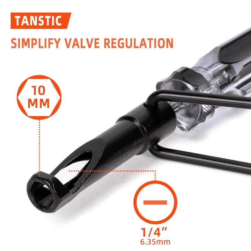 Tanstic 10mm Valve Adjustment Tool Jam Nut with Angled Feeler
