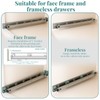 18 Inch Soft Close Undermount Drawer Slides 1 Pair,5D Adjustable