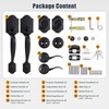 Gaurqiah Double Front Door Handleset with Deadbolt – Oil-Rubbed Bronze