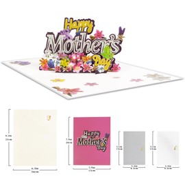 GREETING ART Mothers Day Card,Mother's Day Card Mum from Daughter,Happy Mothers Day Card,Mothers Day Gifts Best Mom Pop Up Mothers Day Cards, 3d Pop Up Greeting Funny Mothers Day Cards