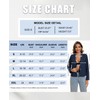 MINTLIMIT Summer Lightweight Women's Casual Blazers Suit Linen Notched Lapel