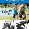Hmseng V-Type Bike Brake Set, Complete Universal Bike Front and