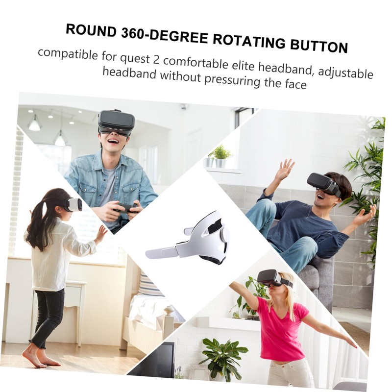 Angoily Adjustable Comfortable Strap for Vr Headset Enhanced Support Cushion