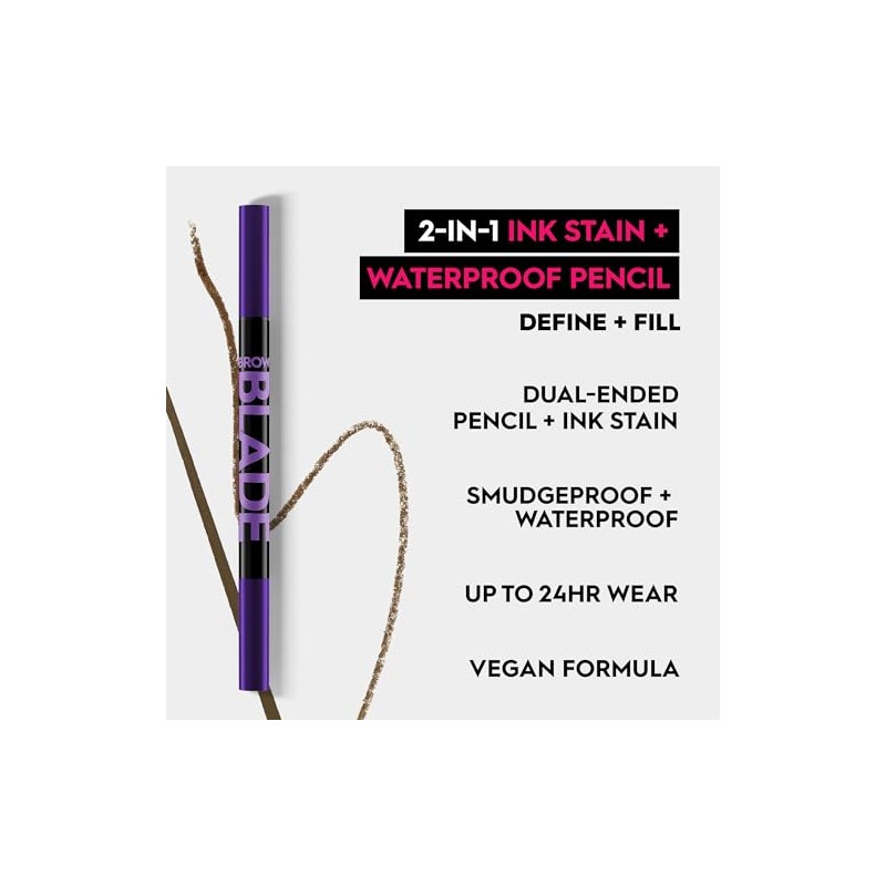 Urban Decay Brow Blade – Lápiz de Cejas, Doble Punta