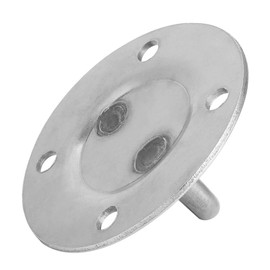 Hebilla Superior para Fijación de Hamaca, Soporte para Hamaca de Yoga, Anclaje de Montaje de Acero Inoxidable y Pernos Hebilla de Techo, Gancho Disco Fijo, Carga Máxima 500kg