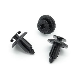 VVO Fasteners- Black Plastic Windscreen Cowl/Scuttle Panel Clips for Toyota Avensis, Land Cruiser, (Pack of 10)