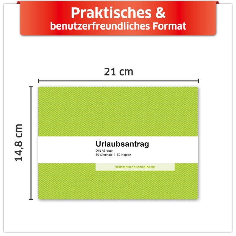 PRIMUS PRINT Holiday Application - DIN A5 Landscape, 2 x