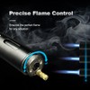 Butane Cigar Torch Lighter with Fuel Window Powerful Jet Flame