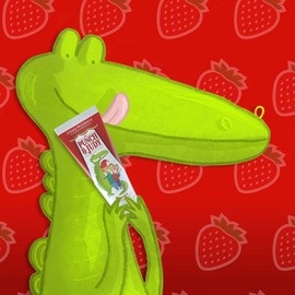 Punch & Judy Kids Toothpaste - Simply Strawberry Flavour, 3+ Years, Fluoride, Sugar Free (12 x 50ml)