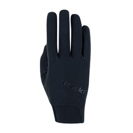 Roeckl Maniva Sports Riding Gloves, Tournament Summer Gloves, Black 7