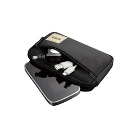 Elecom BMA-GP01BK Gadget Pouch, Storage Pouch, Bag-in-Bag, Slim Type, Small, Black