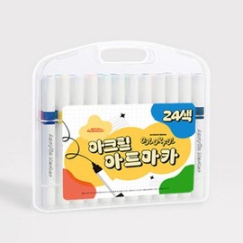 Artbox/Hosa Stationery Artfield Acrylic Art Markers 24 Colors / 아트박스호사문구 아트필드 아크릴 아트마카 24색