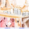 MotBach 12 Pack 2oz Tin Jars, 60ml Metal Tin cans,