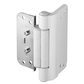 Composite Doors Hinge White Trojan 3D Adjustable Butt Rebate Door Hinge