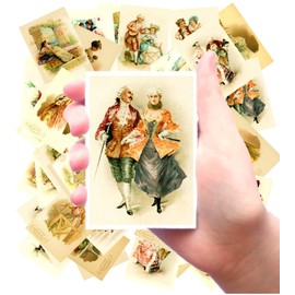 Large Stickers (each sticker 2.5x3.5, 8 stickers on sheet) Victorian Bikers FLONZ Craft Vintage by Flonz