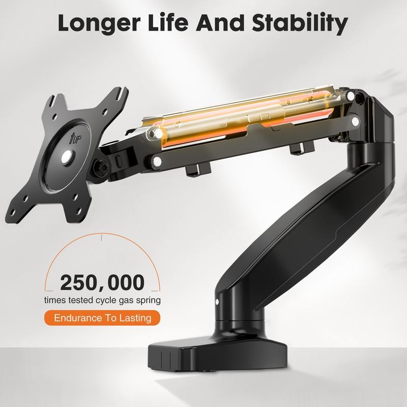 Monitor Stand - Adjustable Desk Mount Arm for Support 15