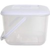 2XPlastic Food Storage Canister with Handle 6.0L