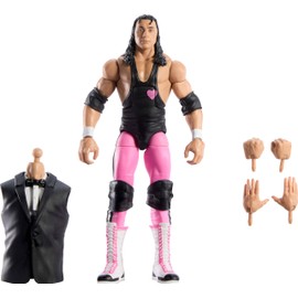 WWE Mattel Wrestlemania Elite Collection Bret hit Man Hart Action Figure