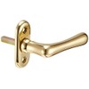 Basic Man Window Handle Stylish 504H Visible Screws 7 x