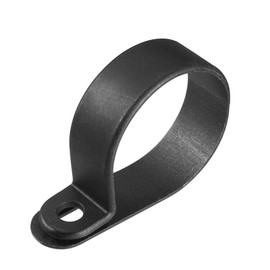 sourcing map Nylon R-Type Cable Clamp Organiser Cord and Wire Diameter 27-30 mm Pack of 100