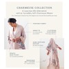 KIM+ONO Women's Charmeuse Kimono Robe Long - Peony & Butterfly