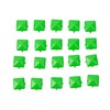 100 PCS Metal Square Rivets with Spikes - Punk Rivet