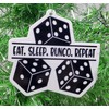 Bunco Dice Themed Christmas Ornament (B127)