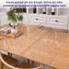 30 x 96 " Clear Plastic Dining Table Protector Tablecloth