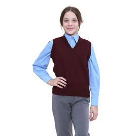 Kids Children Half Sleeve Boys Girls top Tank Sweater Short Sleeve School wear Maroon