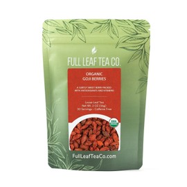 Organic Goji Berries - 2 oz Bag (Approx. 30 Servings) | Full Leaf Tea Co.