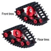 XinGeeek 4PCS TRX4M Snow Tires,Snow Tracks Tires Wheels for Traxxas